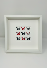 Load image into Gallery viewer, Jack Daniels &amp; Coke Upcycled Butterfly Square Frame
