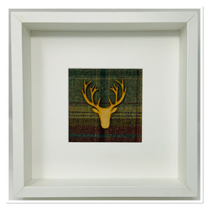 Stag Head Frame - Red & Blue (8)