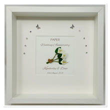 Load image into Gallery viewer, 1st Paper 1 Year Wedding Anniversary Frame - Traditional

