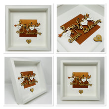 Load image into Gallery viewer, 7th Copper 7 Years Wedding Anniversary Frame  - Branch
