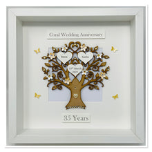 Load image into Gallery viewer, 35th Coral 35 Years Wedding Anniversary Frame - Classic
