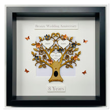 Load image into Gallery viewer, 8th Bronze 8 Years Wedding Anniversary Frame - Classic
