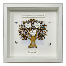 Load image into Gallery viewer, 6th Iron 6 Years Wedding Anniversary Frame - Classic
