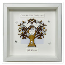 Load image into Gallery viewer, 20th China 20 Years Wedding Anniversary Frame - Classic
