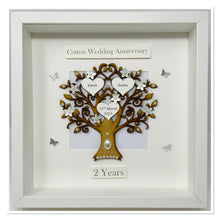 Load image into Gallery viewer, 2nd Cotton 2 Years Wedding Anniversary Frame - Classic
