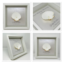 Load image into Gallery viewer, Oyster Shell 30th Pearl 30 Years Wedding Anniversary Frame
