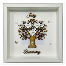 Load image into Gallery viewer, 14th Ivory 14 Years Wedding Anniversary Frame - Wooden
