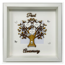 Load image into Gallery viewer, 30th Pearl 30 Years Wedding Anniversary Frame - Wooden
