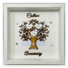 Load image into Gallery viewer, 2nd Cotton 2 Years Wedding Anniversary Frame - Wooden
