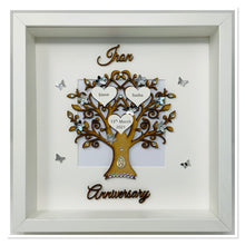 Load image into Gallery viewer, 6th Iron 6 Years Wedding Anniversary Frame - Wooden
