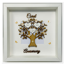 Load image into Gallery viewer, 35th Coral 35 Years Wedding Anniversary Frame - Wooden

