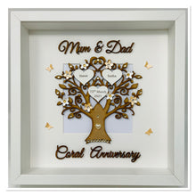 Load image into Gallery viewer, 35th Coral 35 Years Wedding Anniversary Frame - Mum &amp; Dad
