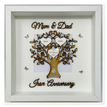 Load image into Gallery viewer, 6th Iron 6 Years Wedding Anniversary Frame - Mum &amp; Dad
