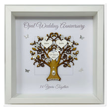 Load image into Gallery viewer, 34th Opal 34 Years Wedding Anniversary Frame - Message
