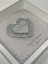 Load image into Gallery viewer, 60th Wedding 60 Years Anniversary Frame - Intricate Mirror Heart
