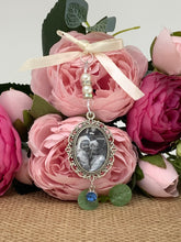 Load image into Gallery viewer, Wedding Bouquet Photo Memory Charm - &#39;Something Blue&#39;
