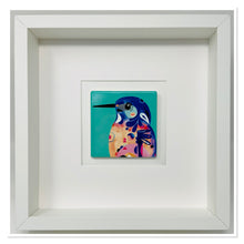 Load image into Gallery viewer, Ceramic Turquoise Kingfisher Art Picture Frame
