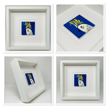 Load image into Gallery viewer, Ceramic Blue Cockatoo Art Picture Frame
