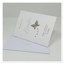 Load image into Gallery viewer, Wife Anniversary &#39;Still Give Me Butterflies&#39; Personalised Card - A6

