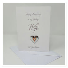 Load image into Gallery viewer, &#39;My Darling Wife&#39; Wedding Anniversary Personalised Card - A1
