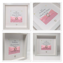 Load image into Gallery viewer, Wedding Day Ribbon Frame - Pale Pink Pebble
