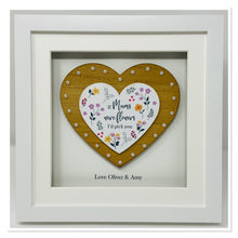 Load image into Gallery viewer, Personalised Heart Frame - If Mums Were Flowers I Would Pick You
