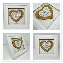 Load image into Gallery viewer, Personalised Heart Frame - Little Moments Together, Make The Best Memories
