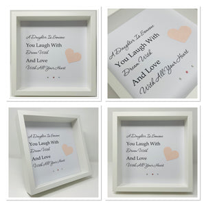 Daughter - Heart Quote Frame