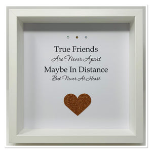 True Friends - Heart Quote Frame