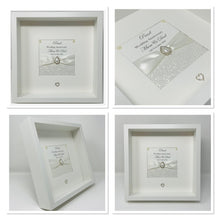 Load image into Gallery viewer, 30th Pearl 30 Years Wedding Anniversary Ribbon Frame - Pebble
