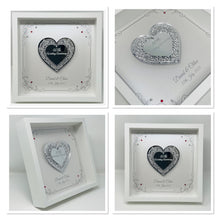 Load image into Gallery viewer, 40th Ruby 40 Years Wedding Anniversary Frame - Intricate Mirror Heart
