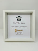 Load image into Gallery viewer, New Home Frame - Silver Glitter
