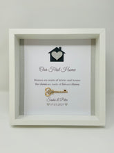 Load image into Gallery viewer, First Home Frame - Silver Glitter
