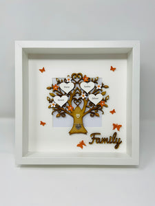 Family Tree Frame - Orange Classic