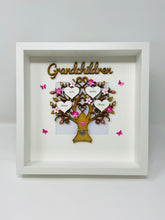 Load image into Gallery viewer, Grandchildren Family Tree Frame - Pink Classic
