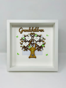 Grandchildren Family Tree - Green Classic