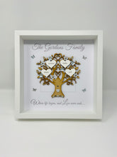 Load image into Gallery viewer, Family Tree Frame - Grey &amp; Silver Glitter - Contemporary
