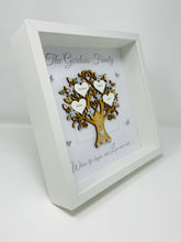 Load image into Gallery viewer, Family Tree Frame - Grey &amp; Silver Glitter - Contemporary
