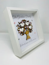 Load image into Gallery viewer, Family Tree Frame - Pale Pink &amp; Silver Glitter - Contemporary
