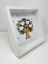 Load image into Gallery viewer, Family Tree Frame - Pale Blue &amp; Silver Glitter &#39;Our Family&#39; - Contemporary
