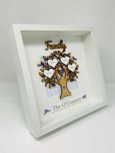 Family Tree Frame Lilac Gem Birds