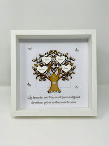 Quote 'Branches On A Tree' Family Tree Frame