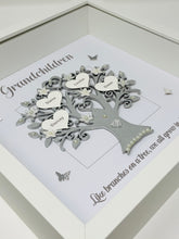 Load image into Gallery viewer, Grandchildren Quote Family Tree Frame - Silver Metallic
