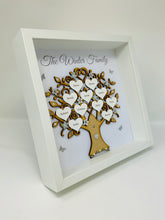 Load image into Gallery viewer, Family Tree Frame - Grey &amp; Silver Glitter - Large Contemporary
