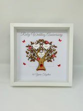 Load image into Gallery viewer, 40th Ruby 40 Years Wedding Anniversary Frame - Message
