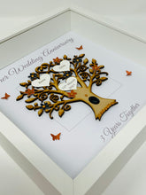 Load image into Gallery viewer, 3rd Leather 3 Years Wedding Anniversary Frame - Message

