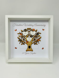 29th Furniture 29 Years Wedding Anniversary Frame - Message
