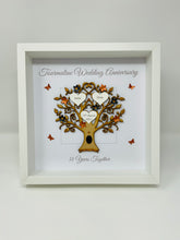 Load image into Gallery viewer, 38th Tourmaline 38 Years Wedding Anniversary Frame - Message
