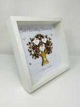 Load image into Gallery viewer, 12th Silk 12 Years Wedding Anniversary Frame - Message

