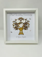 Load image into Gallery viewer, 30th Pearl 30 Years Wedding Anniversary Frame - Message
